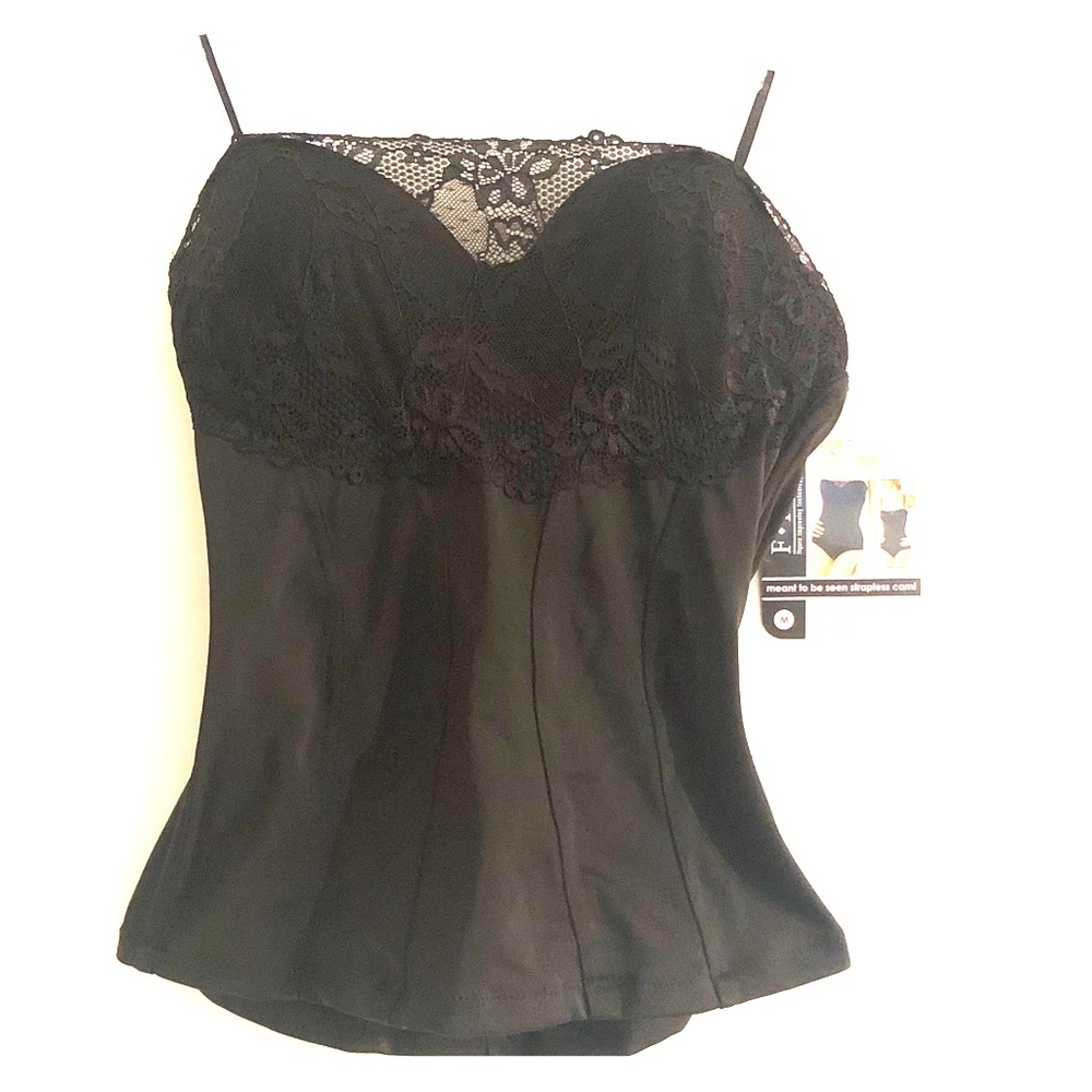 NWT F.I.T. Meant to Be Seen Lace Strapless Cami